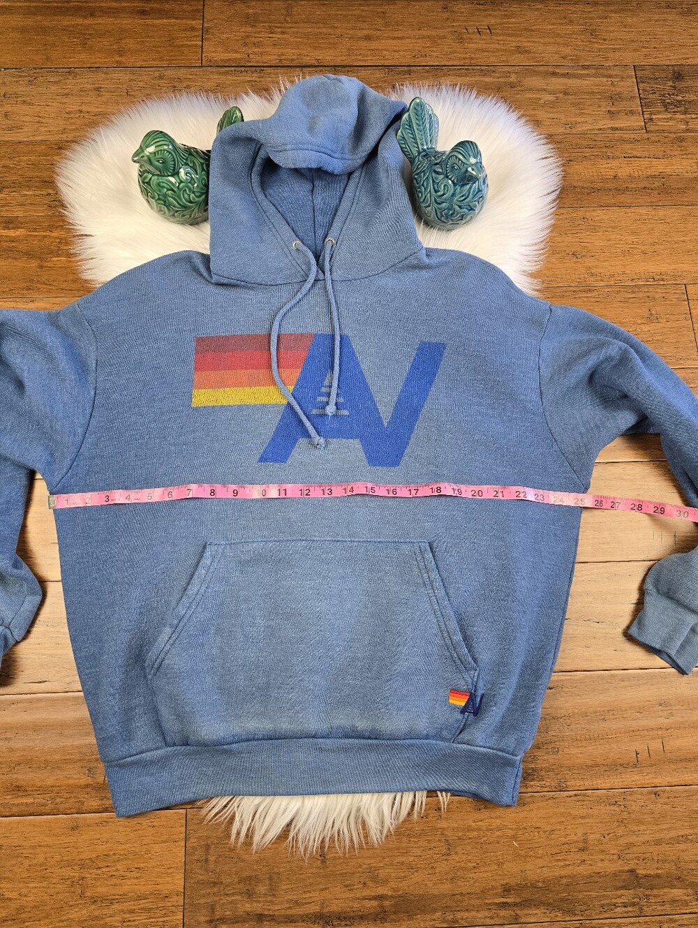 Aviator Nation Vintage Logo Blue Water Hoodie Sweatpants  Set Size Small - Picture 2 of 16